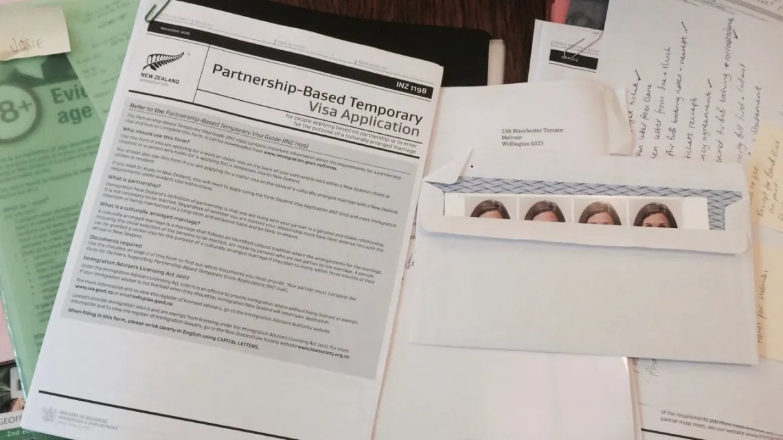 NZ Partnership Work Visa Application Forms